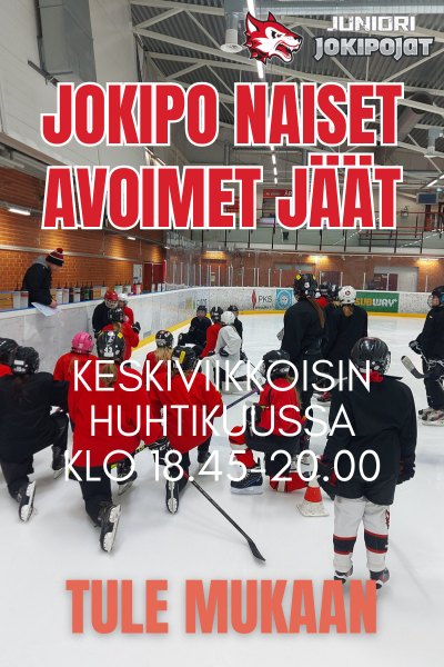 Naisten avoimia jäitä huhtikuussa