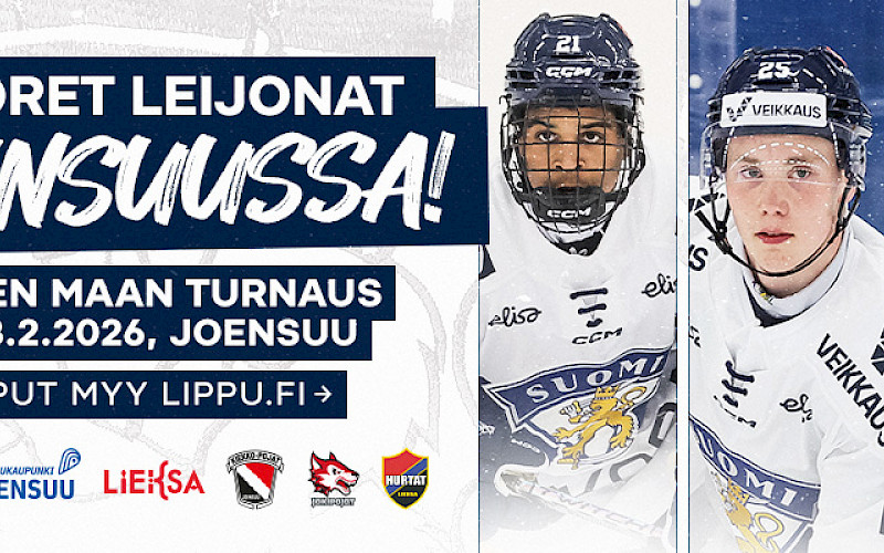 Nuoret leijonat helmikuussa Joensuuhun