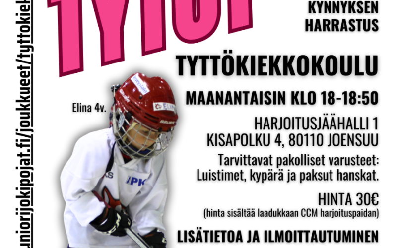TYTTÖKIEKKOKOULU starttaa tammikuussa